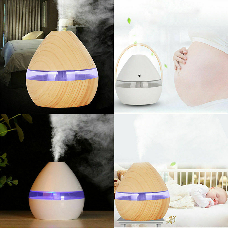 Electric Aroma Air Oil Diffuser Essential Purifier LED LIGHT UP